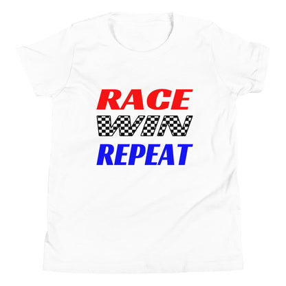 Race Win Repeat Kids T-Shirt