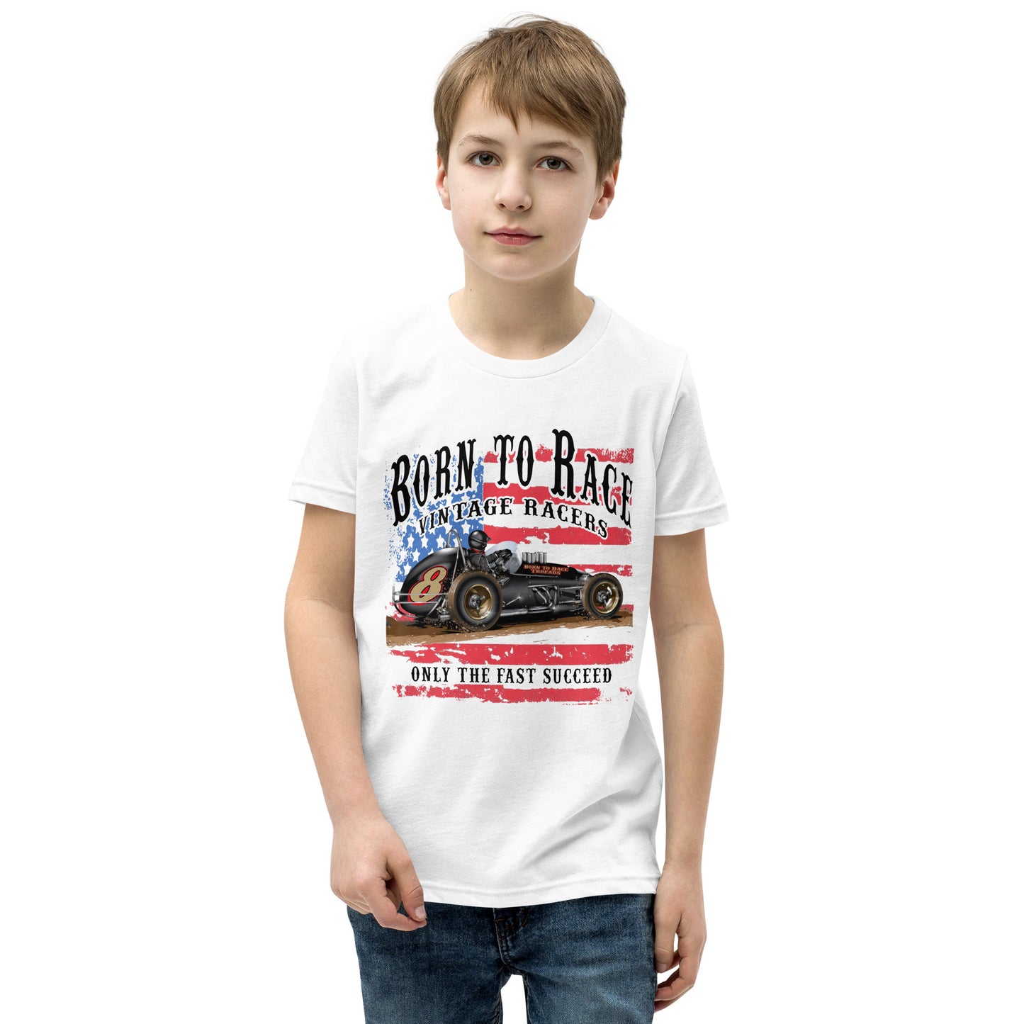 Vintage Sprint Racer Kids T-Shirt