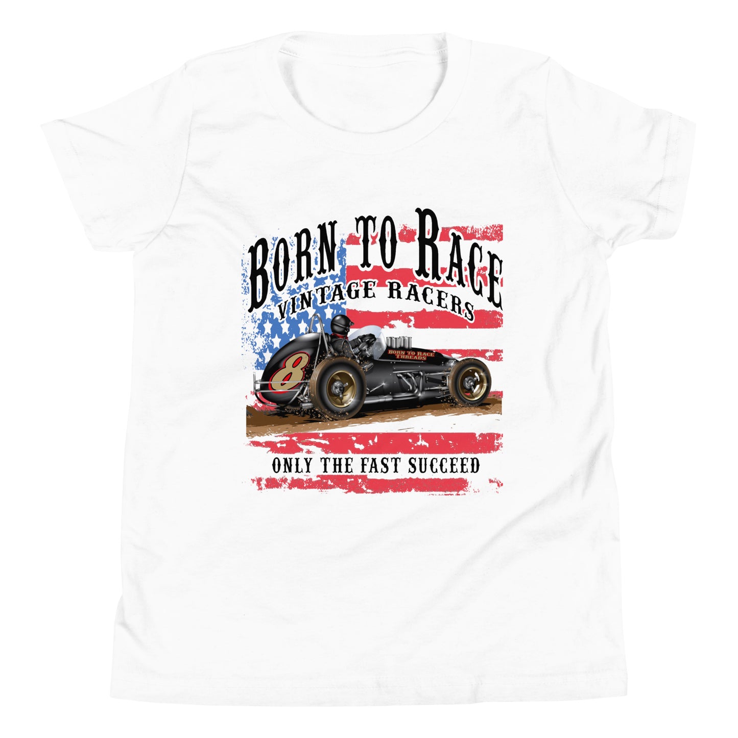 Vintage Sprint Racer Kids T-Shirt