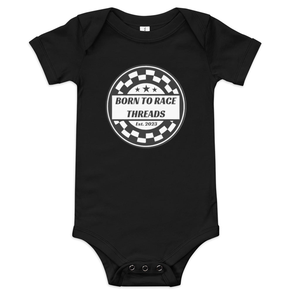 Born to Race Checkered Onesie