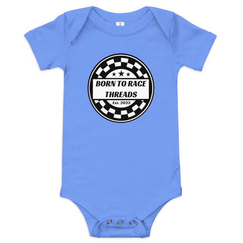 Born to Race Checkered Onesie