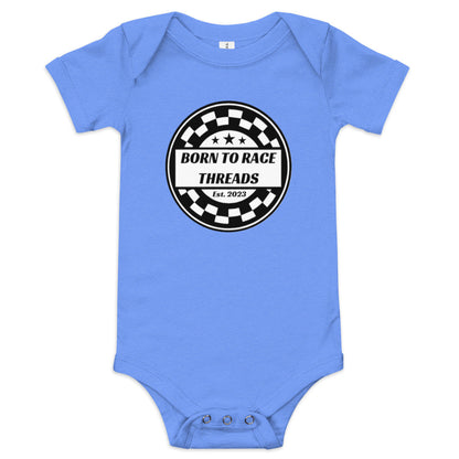 Born to Race Checkered Onesie