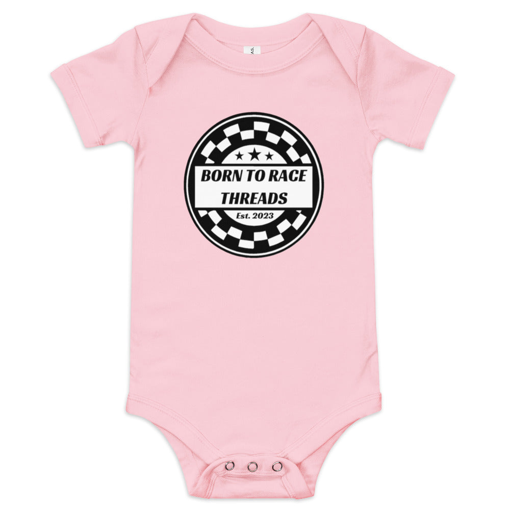 Born to Race Checkered Onesie