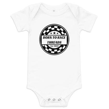 Born to Race Checkered Onesie