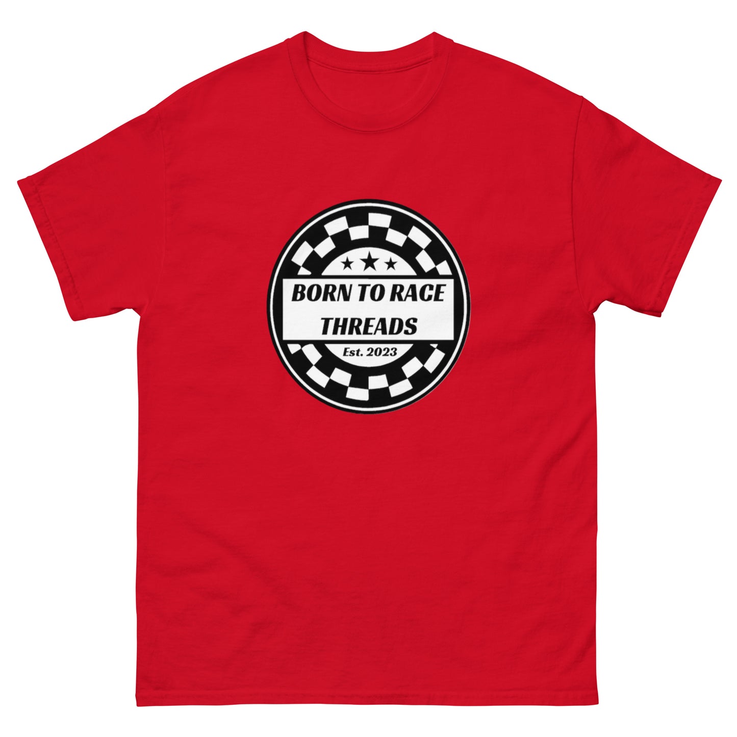Born to Race Checkered T-Shirt