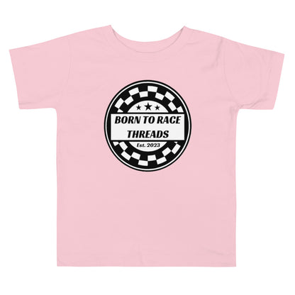 Born to Race Checkered Toddler T-Shirt