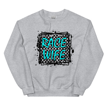 Race Wife Crew Neck Sweatshirt