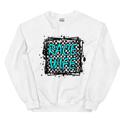 Race Wife Crew Neck Sweatshirt