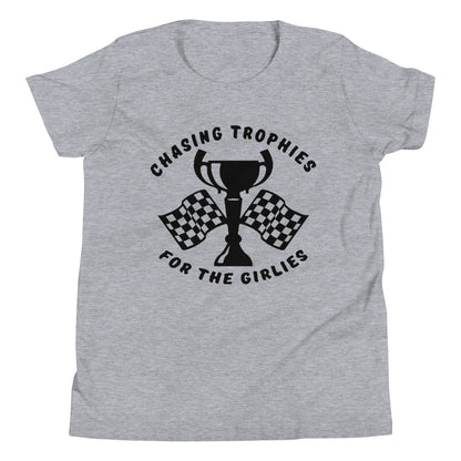 Chasing Trophies for the Girlies Kids T-Shirt