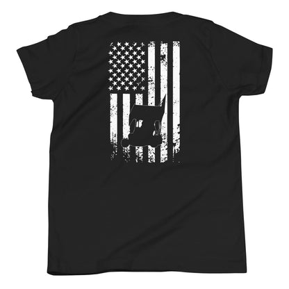 American Flag Kart Kids T-Shirt
