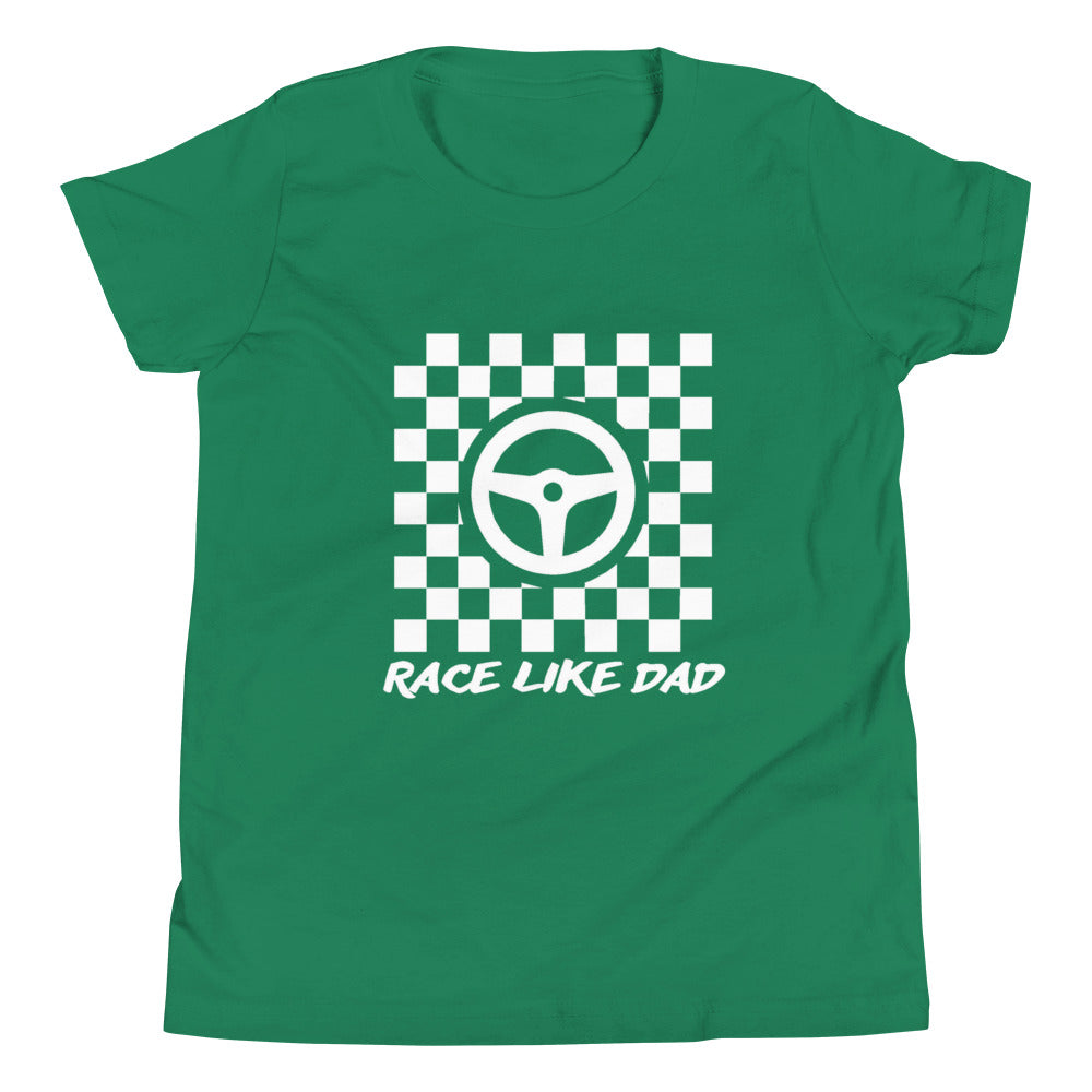 Race Like Dad Kids T-Shirt